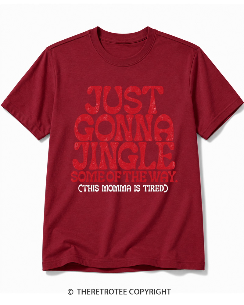 TheRetroTee Just Gonna Jingle 1970s Cotton T-Shirt