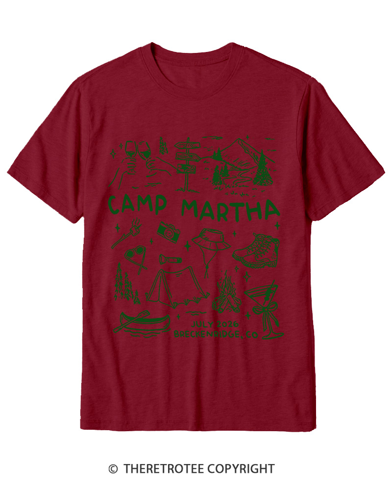 TheRetroTee Vintage Camp Bachelorette Cotton T-Shirt