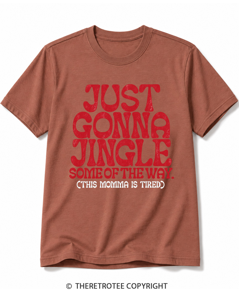 TheRetroTee Just Gonna Jingle 1970s Cotton T-Shirt