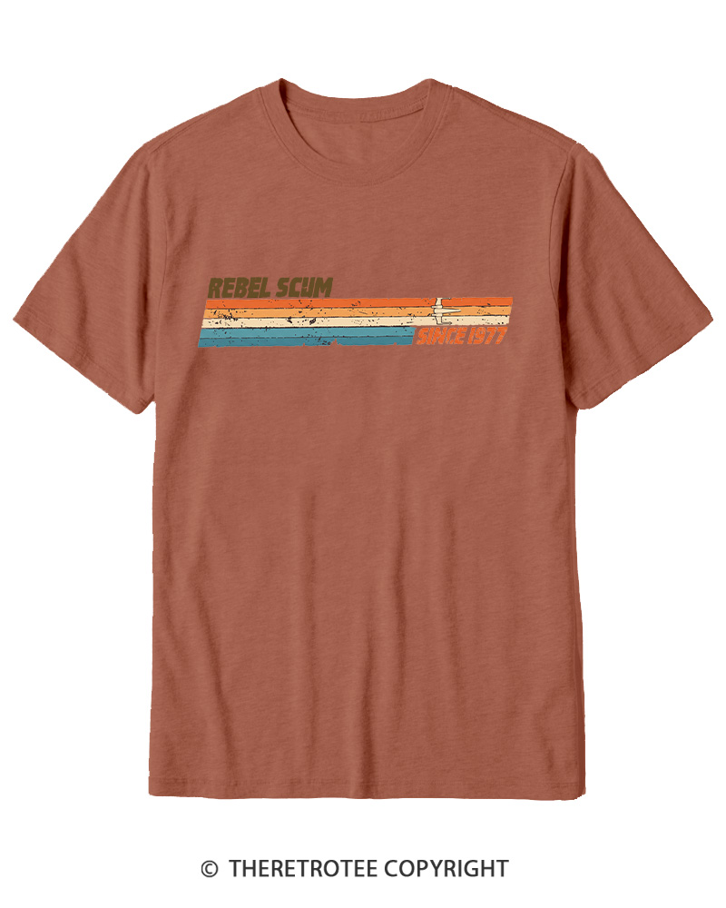 TheRetroTee Rebel Scum Leftist 1977 Cotton T-Shirt