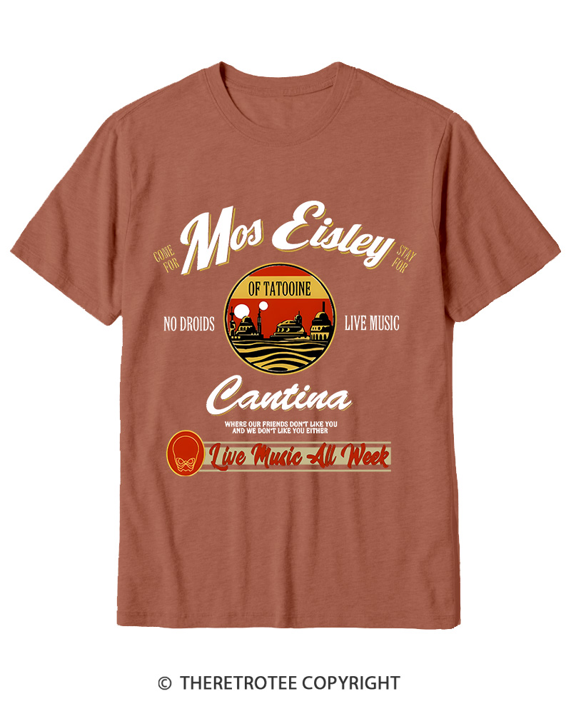 TheRetroTee Live Music All Week 1980s Cotton T-Shirt