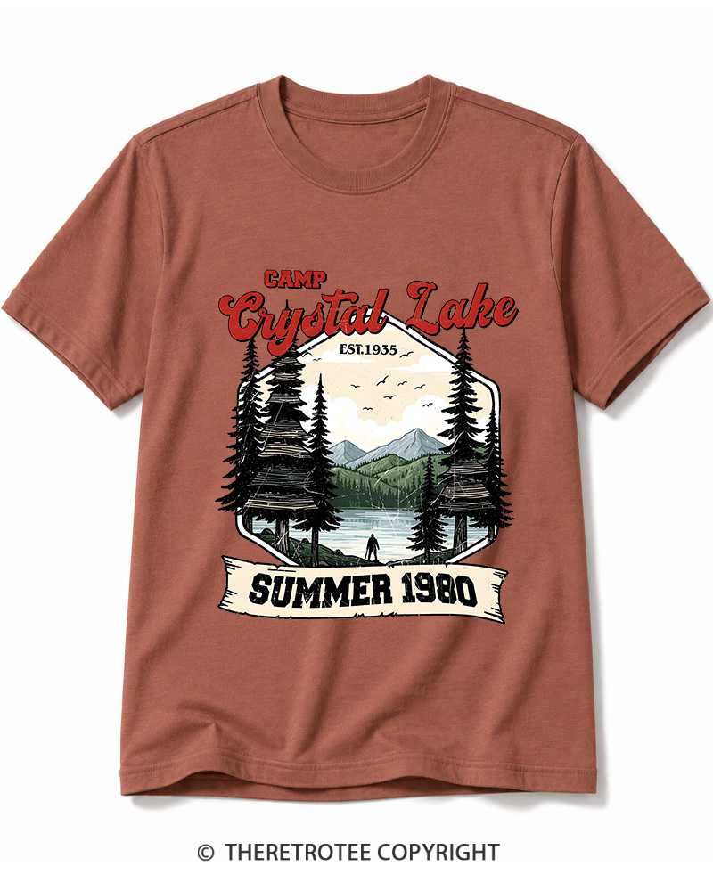 TheRetroTee Friday the 13th Jason Voorhees 1980s Cotton T-Shirt