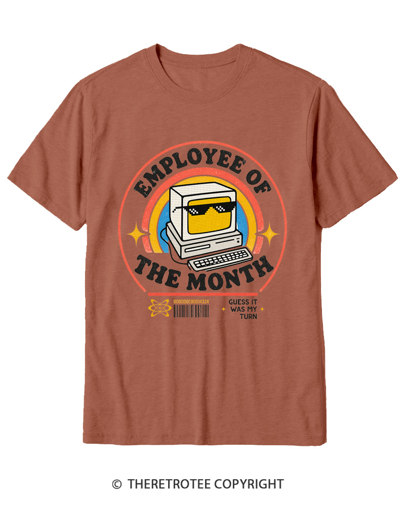 TheRetroTee Employee of the Month 1980s Cotton T-Shirt