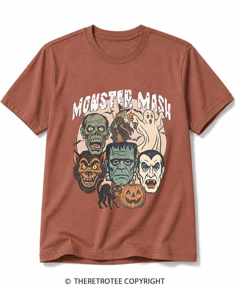 TheRetroTee Halloween Spooky Season 1970s Cotton T-Shirt
