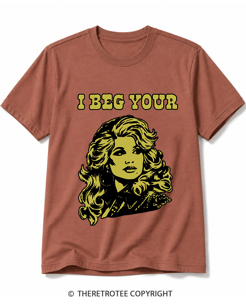 TheRetroTee I Beg Your 1970s Cotton T-Shirt
