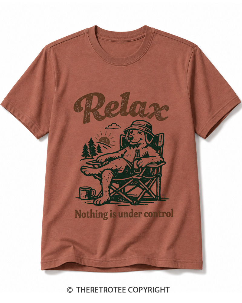 TheRetroTee Nothing Is Under Control 1970s Cotton T-Shirt