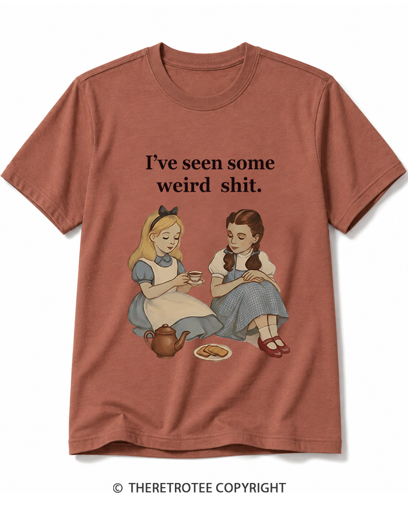 TheRetroTee Weird Stuff 1990s Girl Cotton T-Shirt