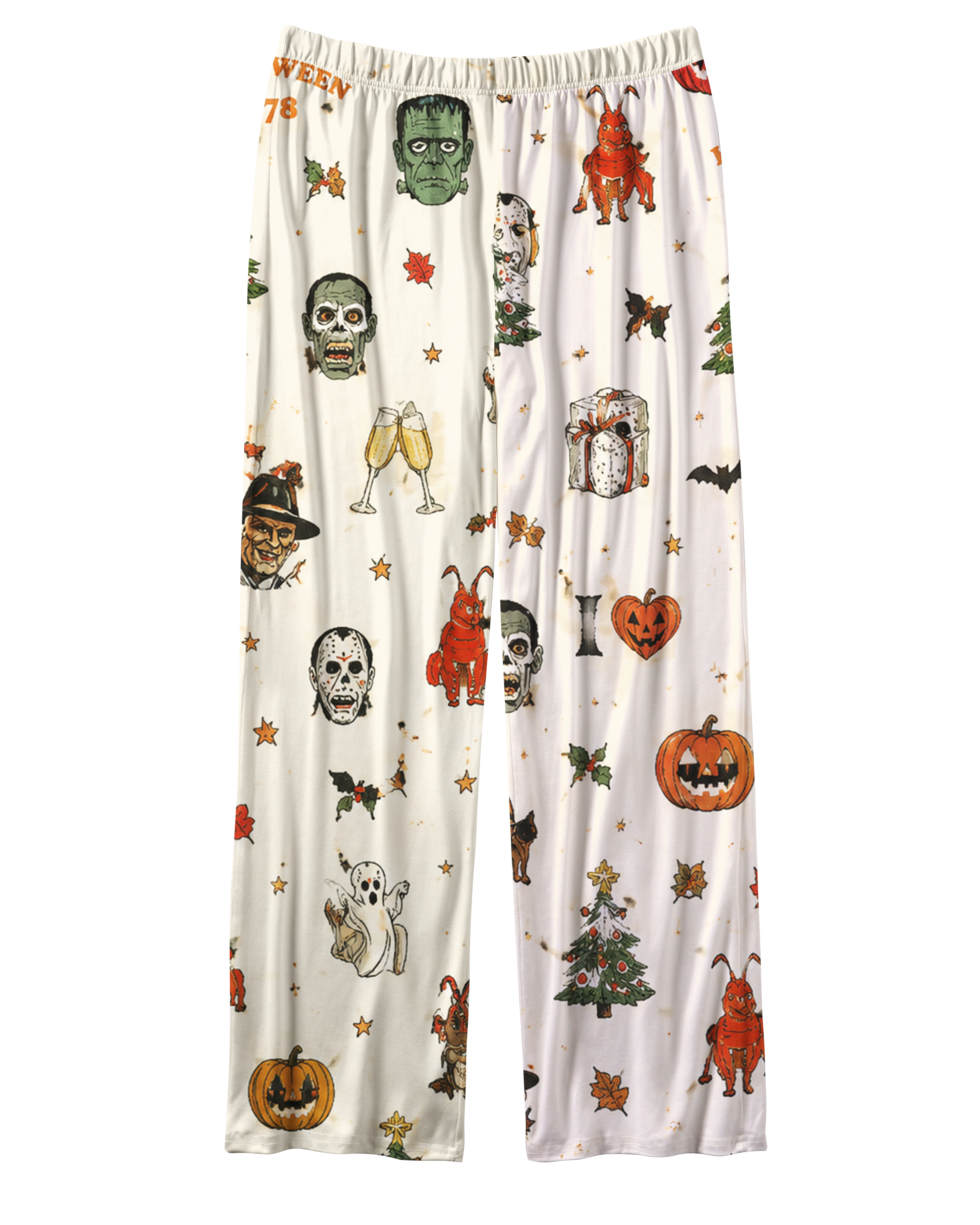 TheRetroTee Retro Monster Gala Vintage Pajama Set