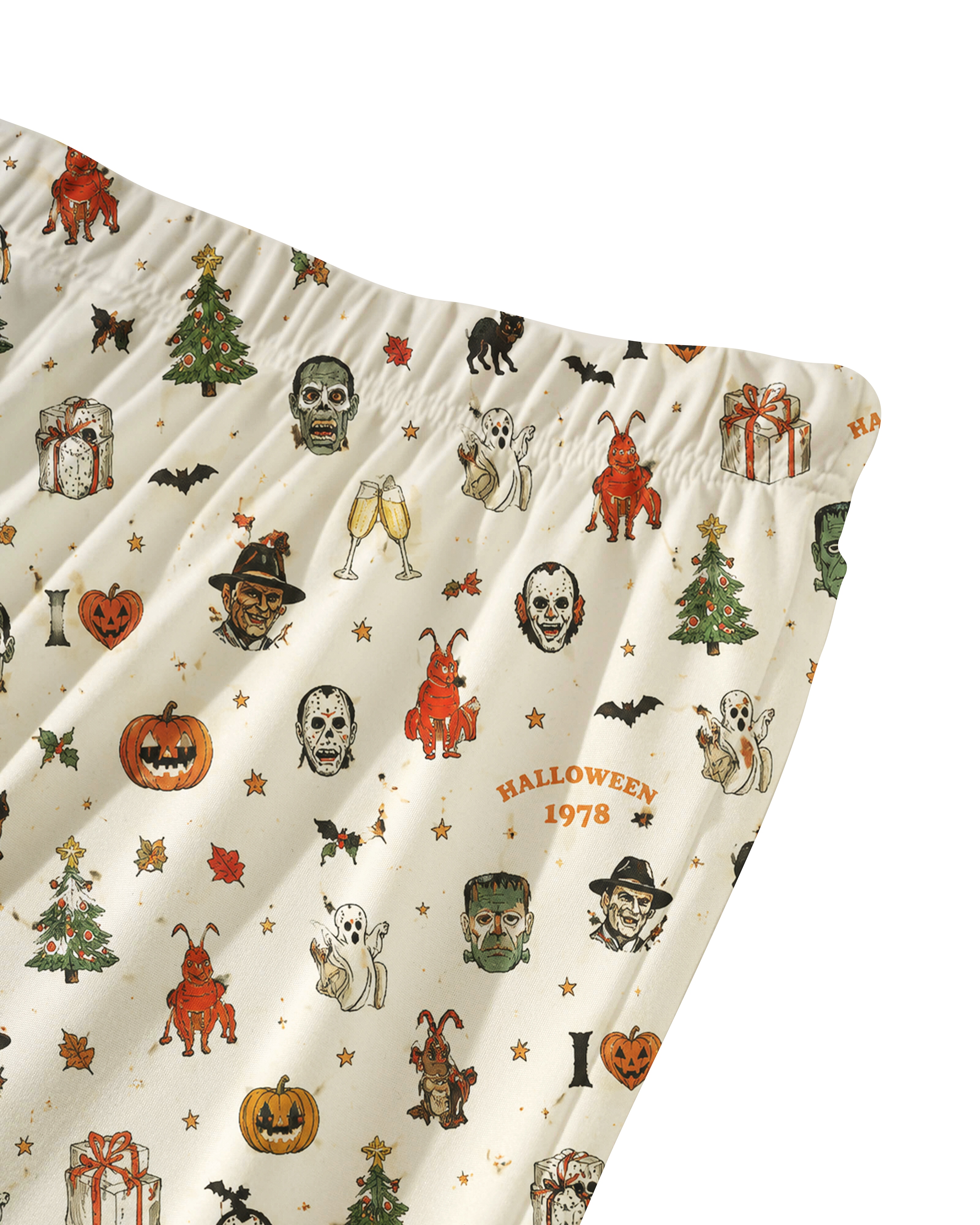 TheRetroTee Retro Monster Gala Vintage Pajama Set