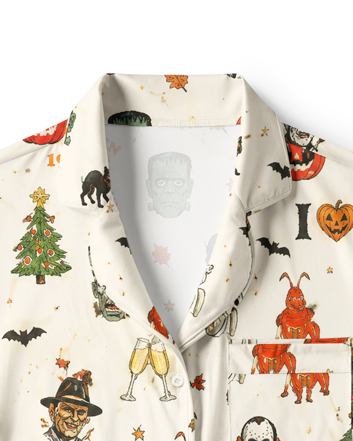 TheRetroTee Retro Monster Gala Vintage Pajama Set