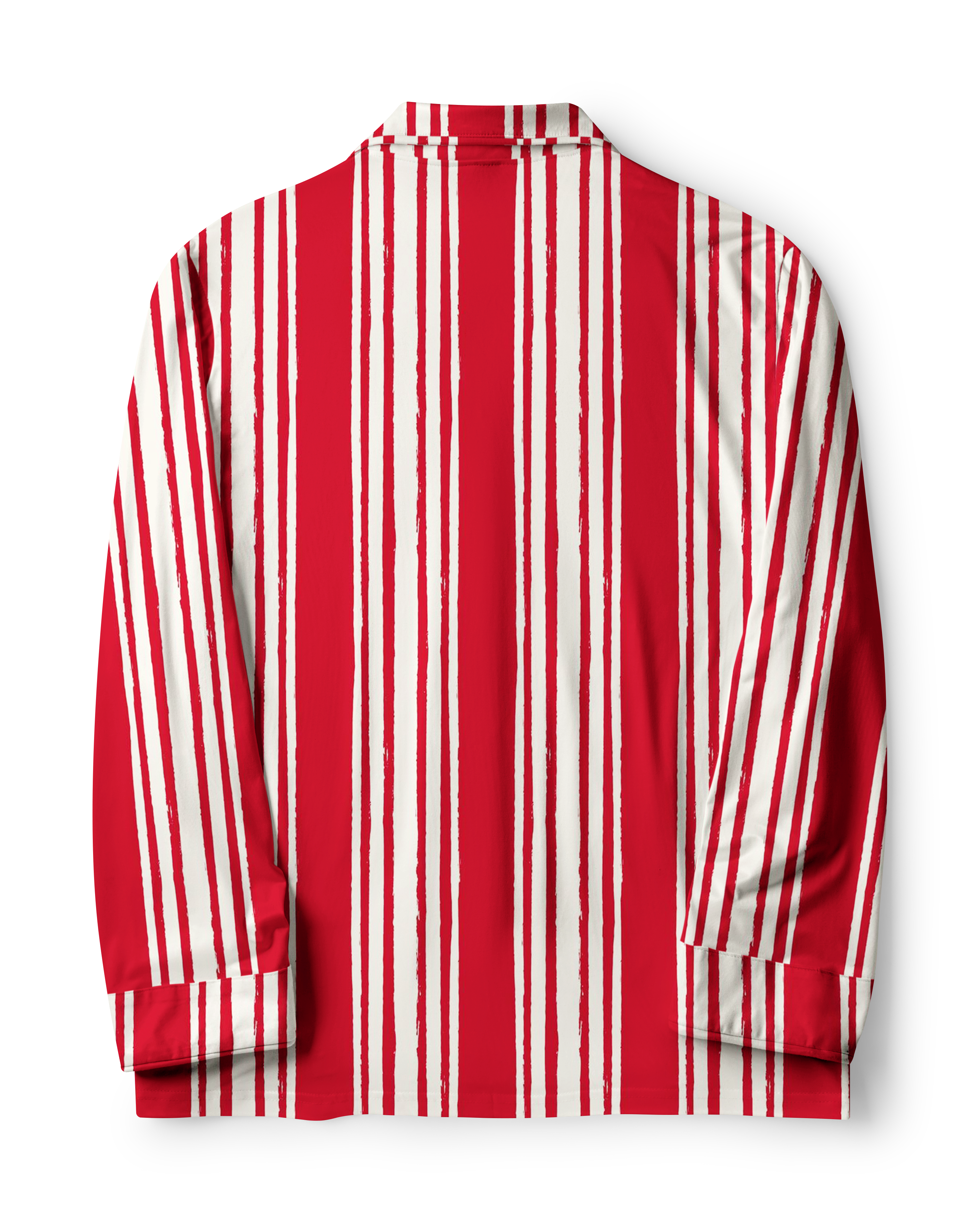 TheRetroTee Forest Cream Stripe Vintage Pajama Se