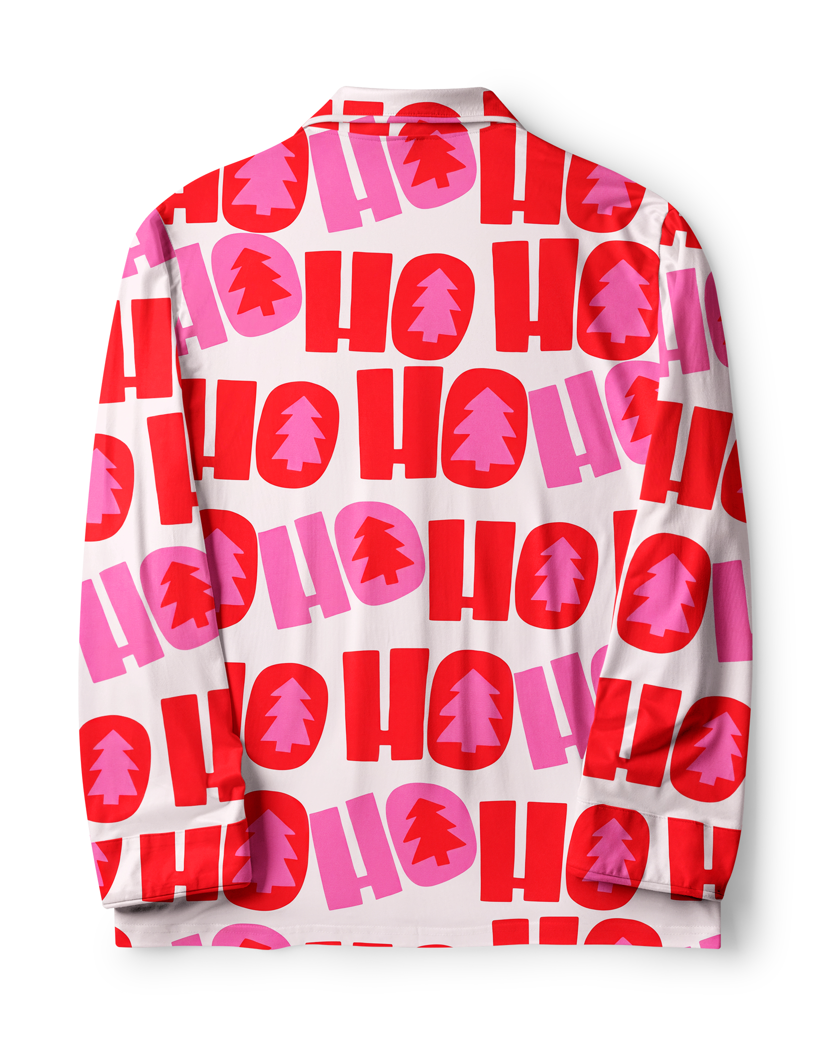 TheRetroTee Pink HoHoHoliday Vintage Pajama Set