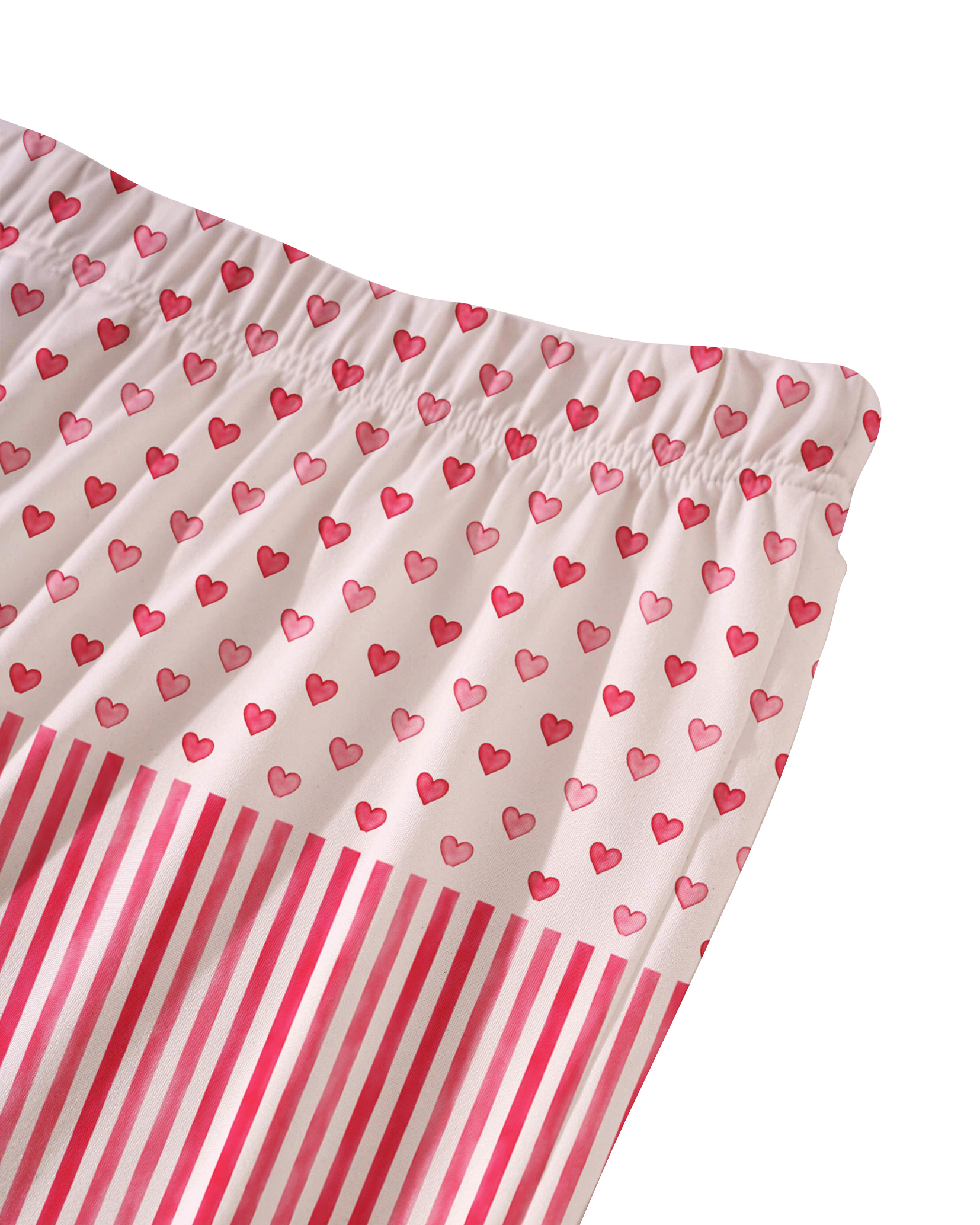 TheRetroTee Valentine Block Vintage Pajama Set