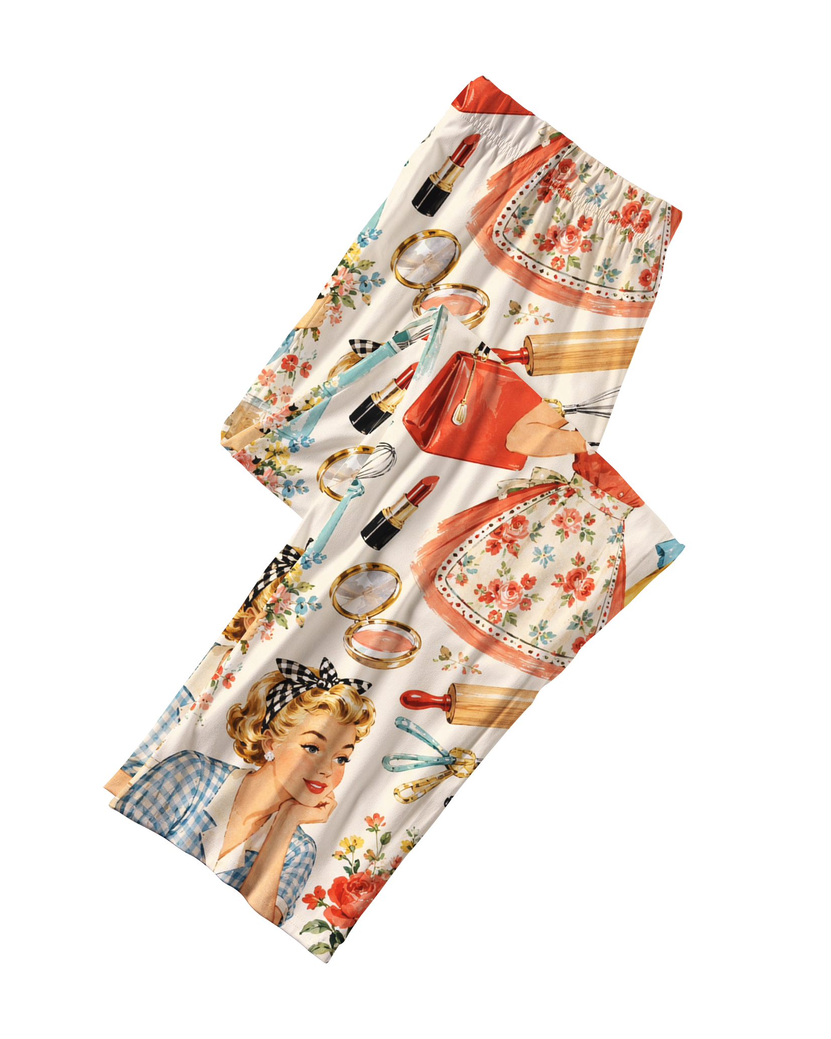 TheRetroTee  Housewife Pinup Vintage Pajama Set