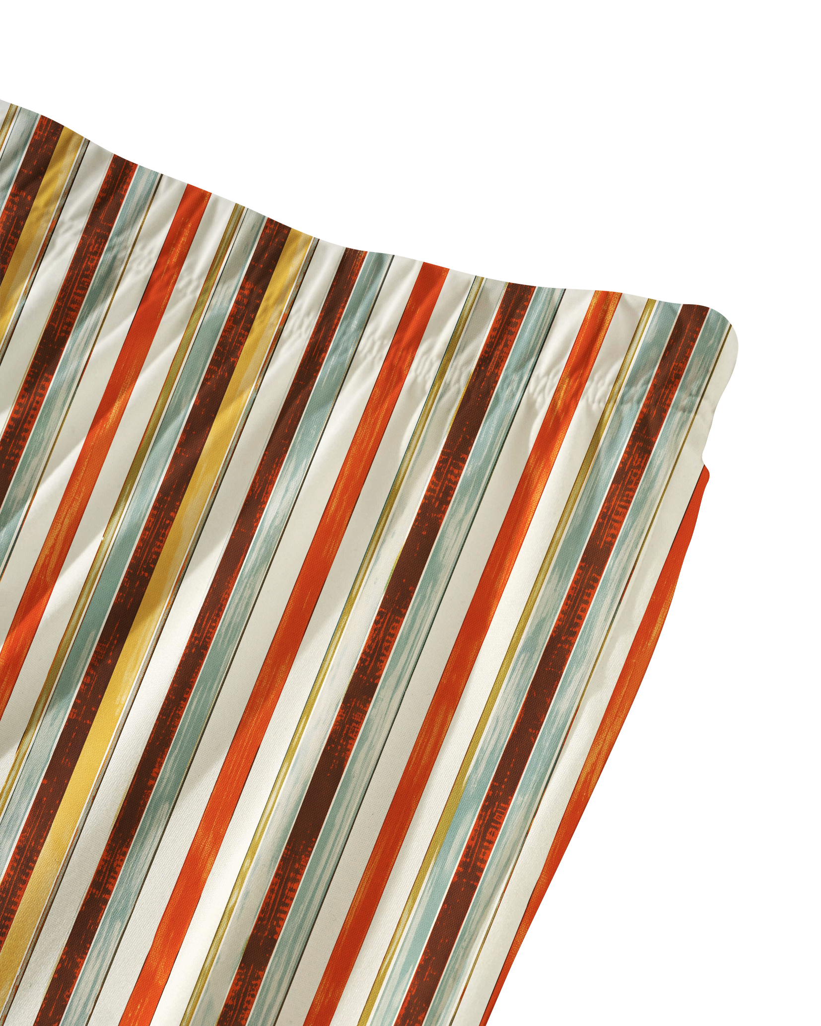 TheRetroTee Painted Retro Multistripe Vintage Pajama Set