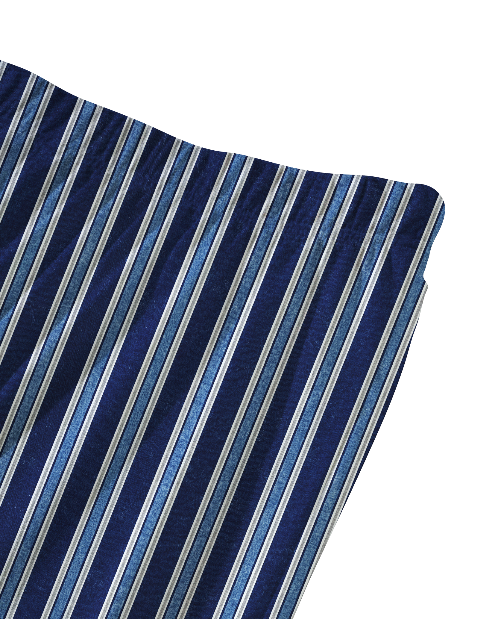 TheRetroTee Navy Faded Vertical Stripe Vintage Pajama Set
