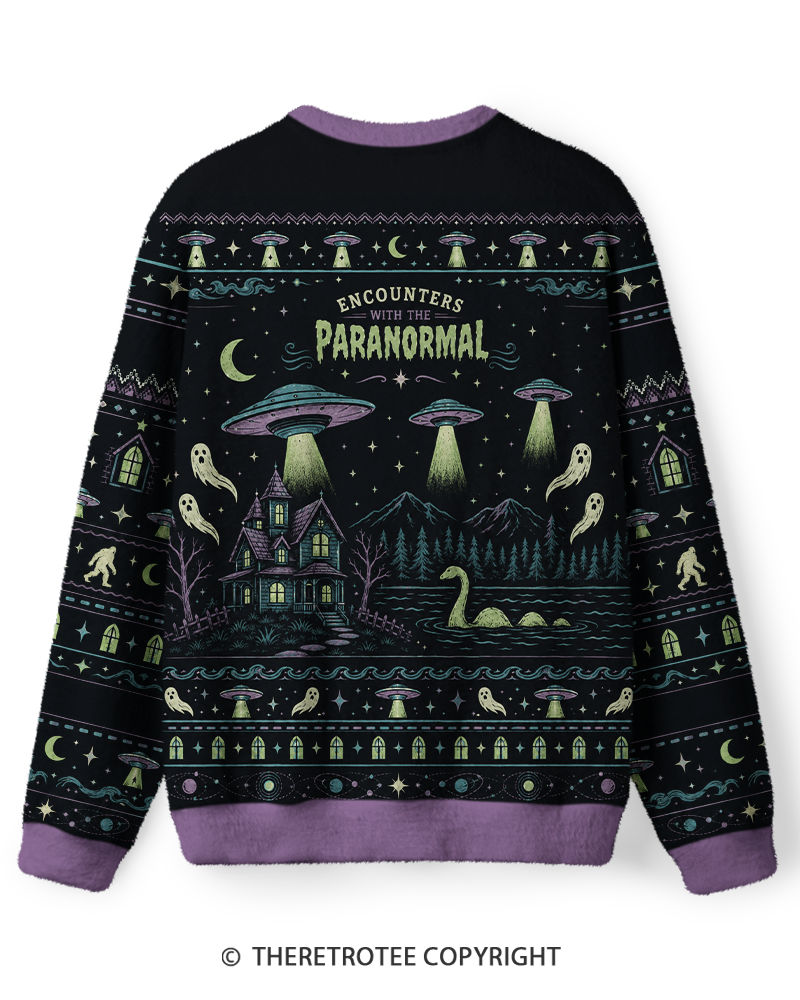 TheRetroTee The Big Book Of Paranormal Sweater