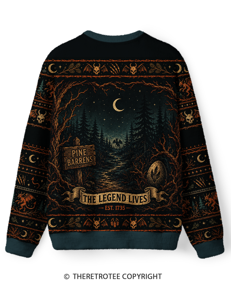 TheRetroTee Jersey Devil Legend Sweater
