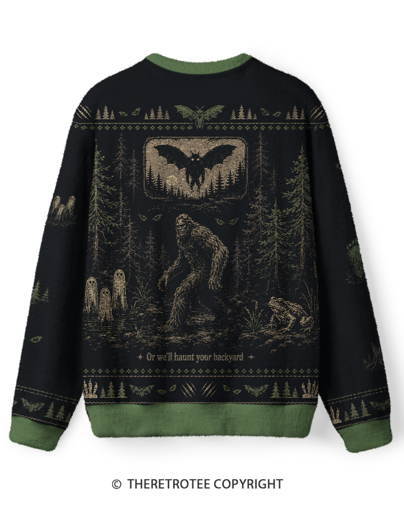 TheRetroTee Cryptid National Parks Sweater