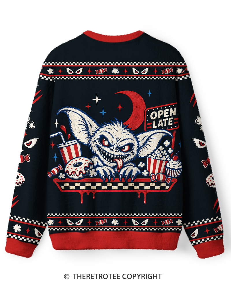 TheRetroTee Midnight Snack Monster Sweater