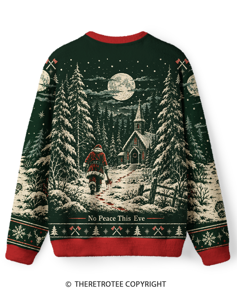 TheRetroTee Christmas Eve Terror Sweater