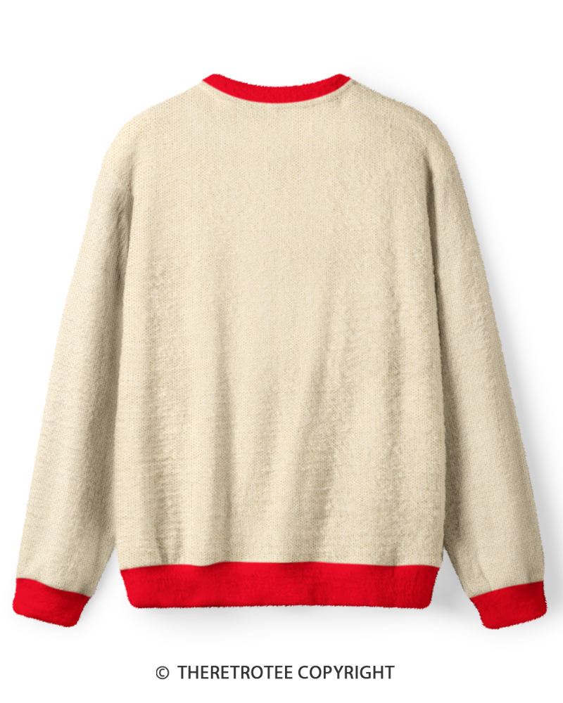 TheRetroTee Pixel Cherry Knit Sweater