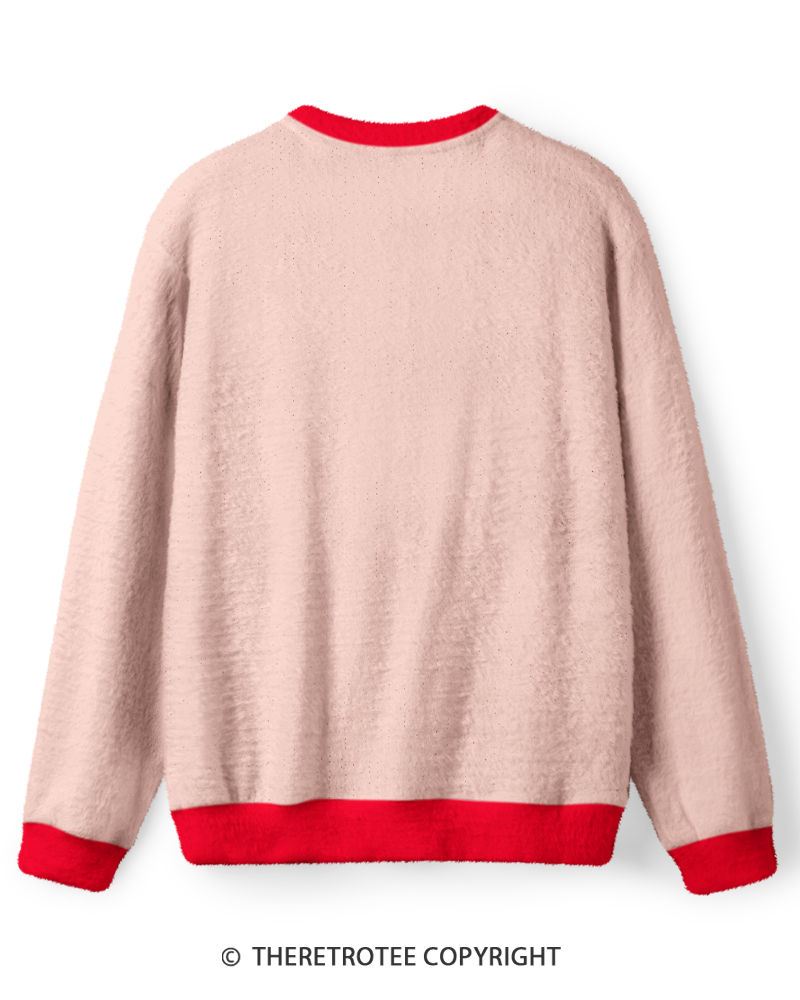 TheRetroTee Pixel Strawberry Sweater