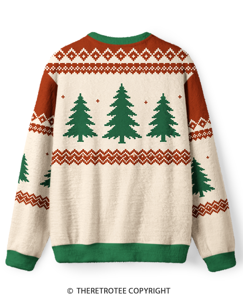 TheRetroTee Christmas Pine Tree Sweater
