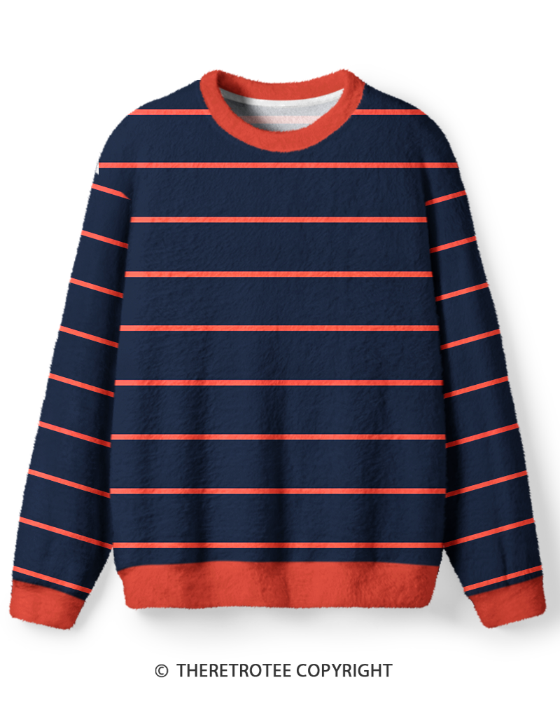 TheRetroTee Nineties Preppy Stripe Sweater