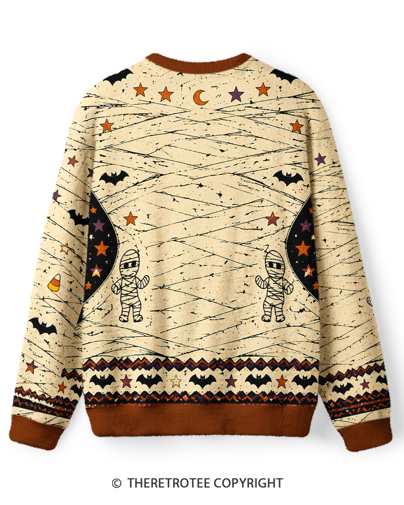 TheRetroTee Wrap Star Sweater