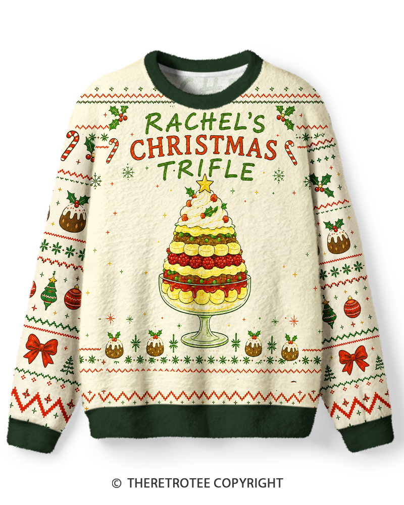 TheRetroTee Christmas Trifle Feast Sweater