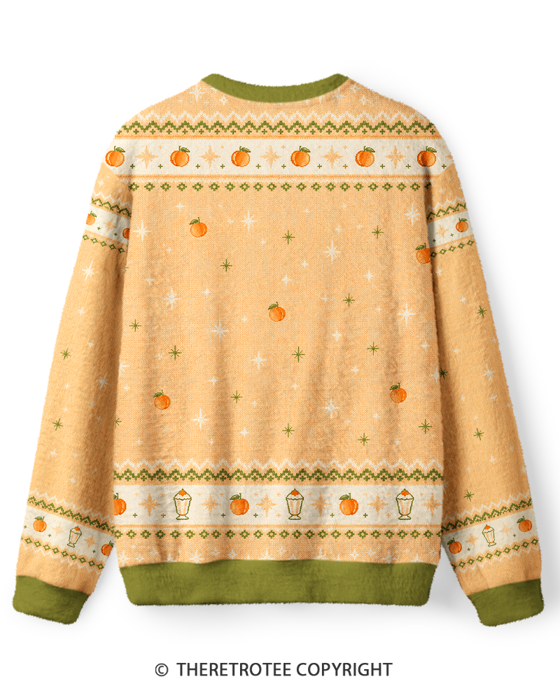 TheRetroTee Retro Peach Pit Sweater