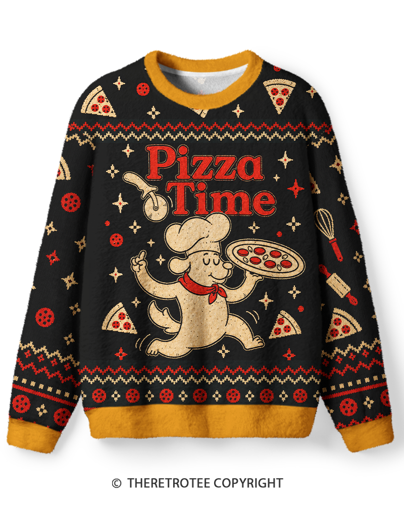 TheRetroTee  Pizza time Sweater
