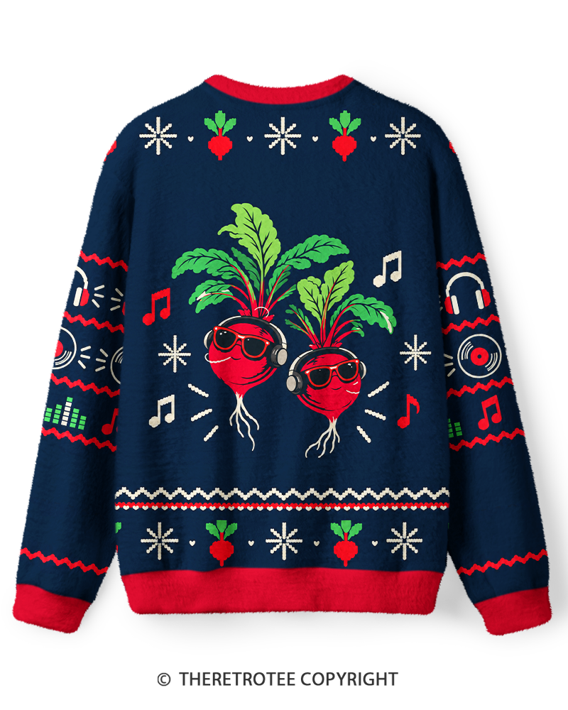 TheRetroTee Fresh  Beets Sweater