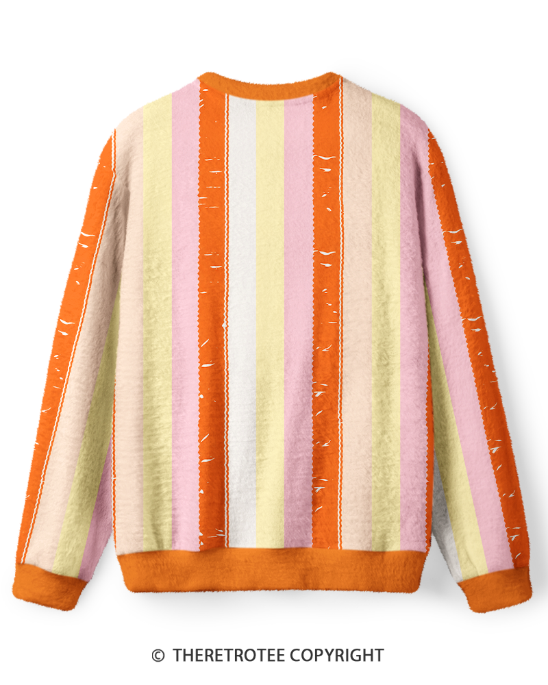 TheRetroTee 70s Pastel Groove Sweater