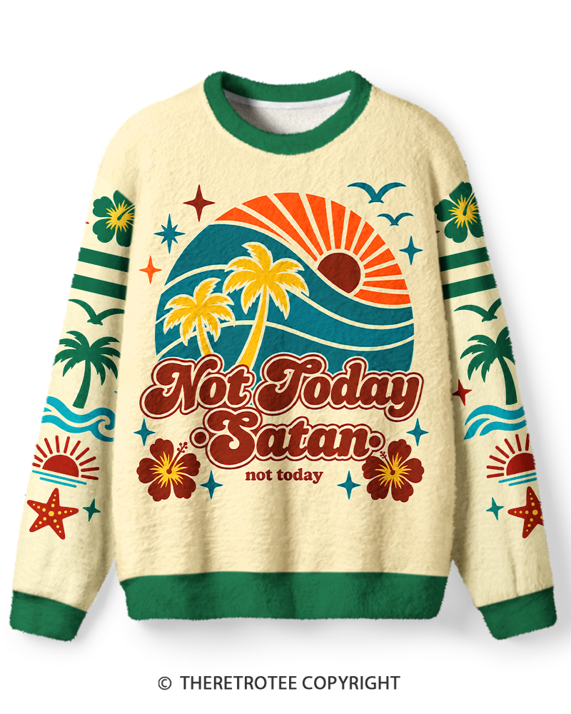 TheRetroTee Retro Tropical Paradise Sweater