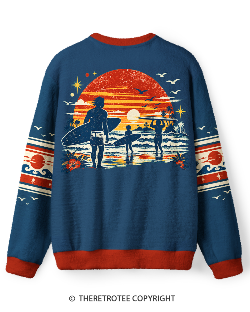 TheRetroTee Endless Ocean Sunset Sweate