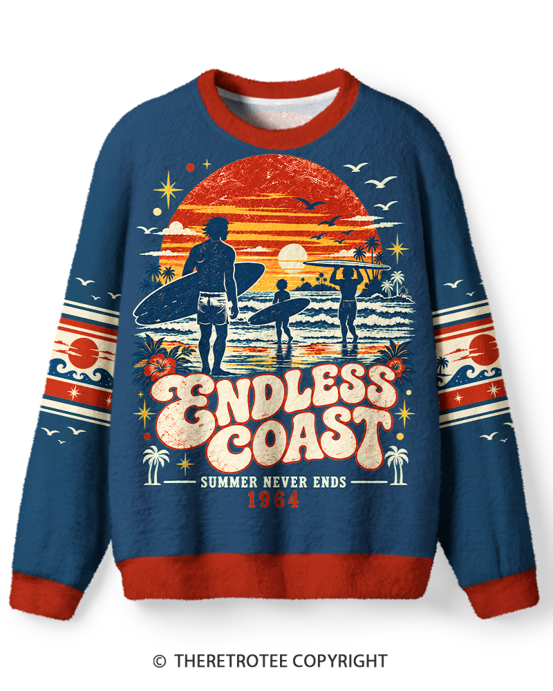 TheRetroTee Endless Ocean Sunset Sweate