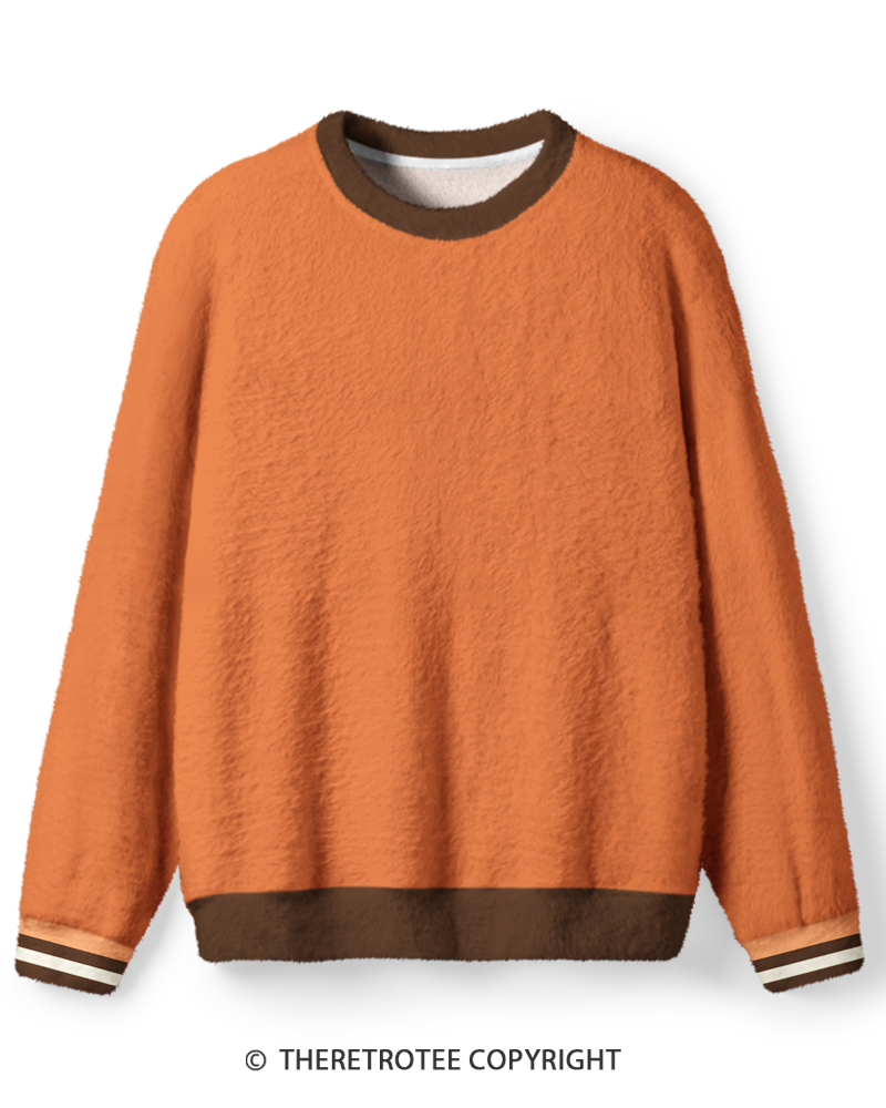 TheRetroTee Vintage 1970s Apricot Spice Sweater