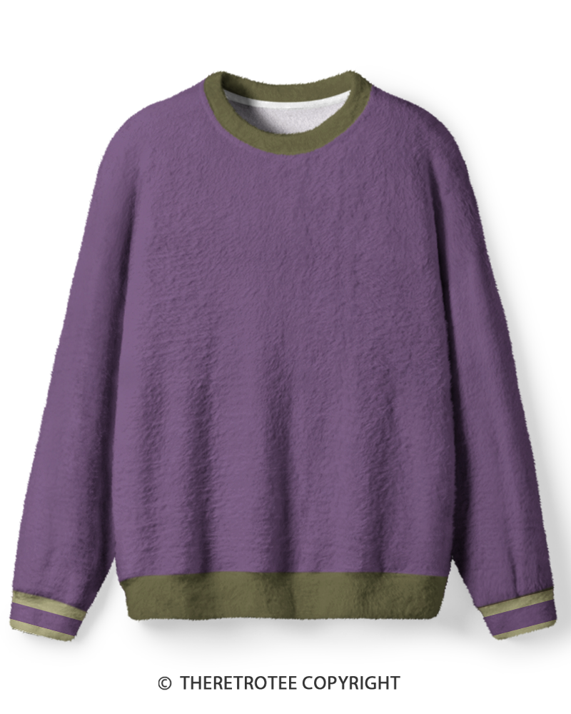 TheRetroTee Vintage 1970s Lavender Olive Sweater