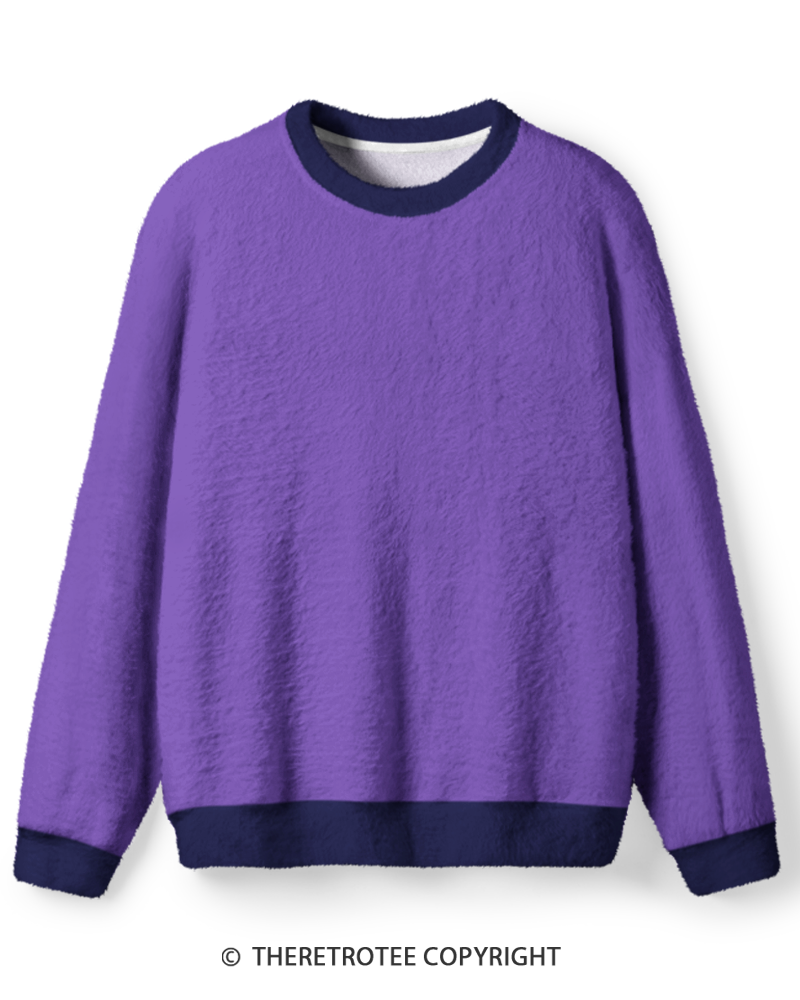 TheRetroTee Vintage 1980s Lavender Indigo Sweater