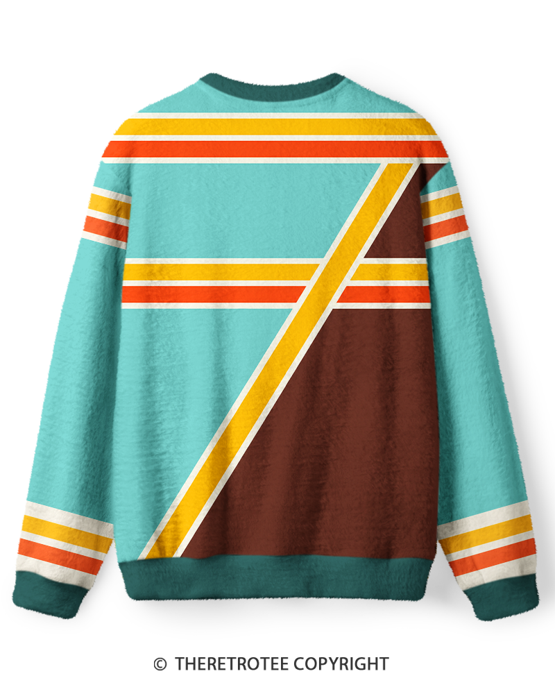 TheRetroTee Vintage 1976 Retro Sport Graphic Sweater
