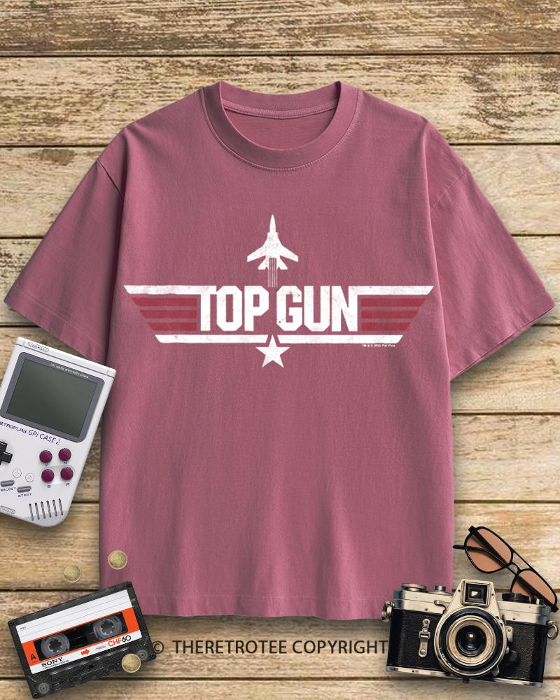 TheRetroTee Top Gun 1980s Cotton T-Shirt