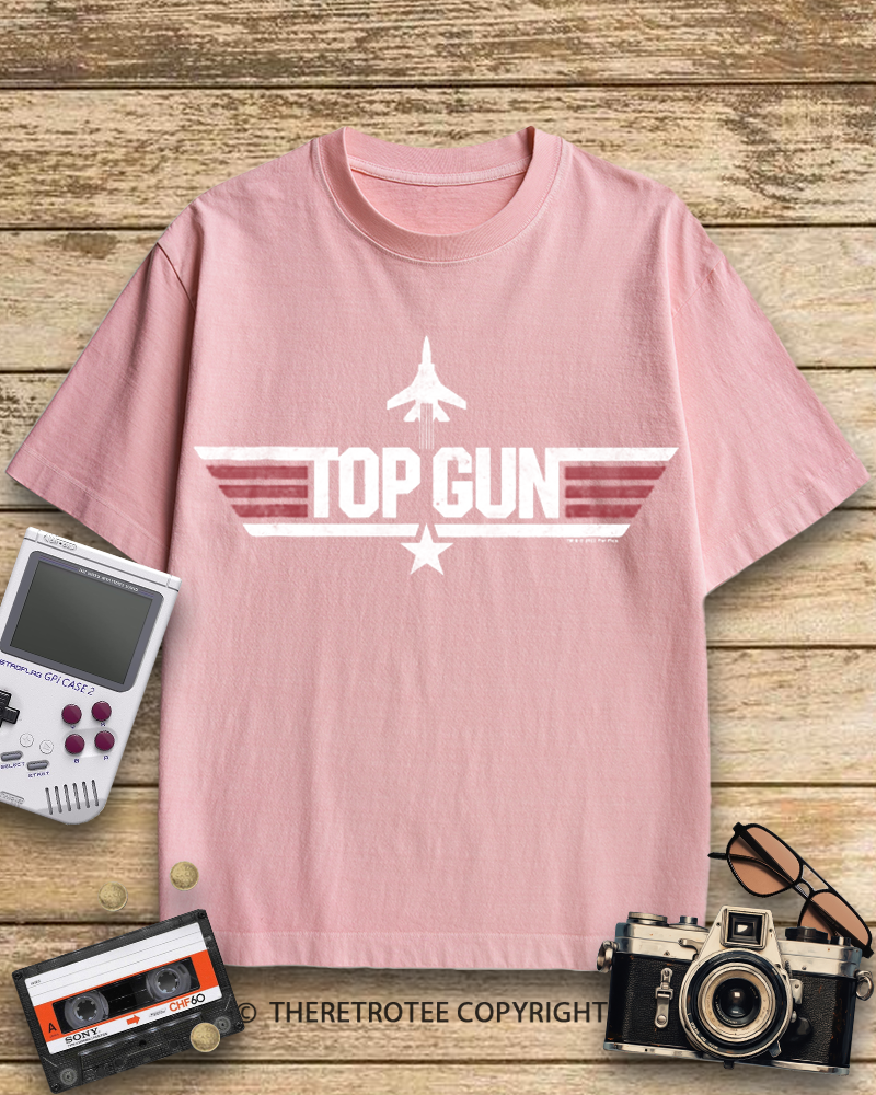 TheRetroTee Top Gun 1980s Cotton T-Shirt