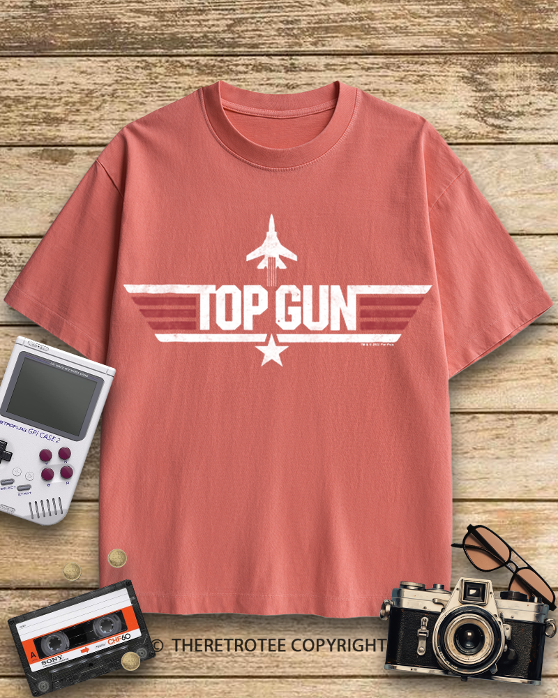TheRetroTee Top Gun 1980s Cotton T-Shirt