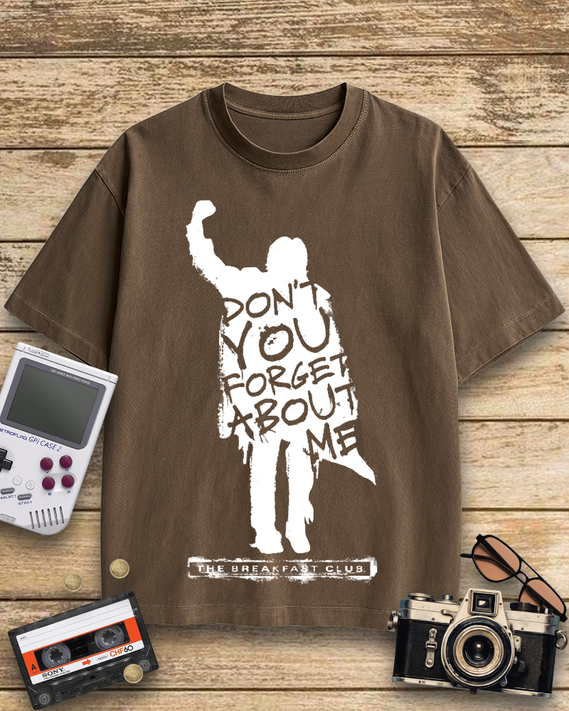 TheRetroTee Don't You Forget About Me 1980s Cotton T-Shirt