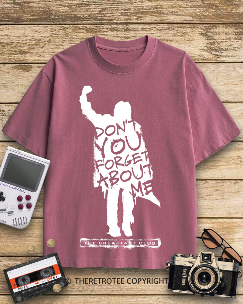 TheRetroTee Don't You Forget About Me 1980s Cotton T-Shirt
