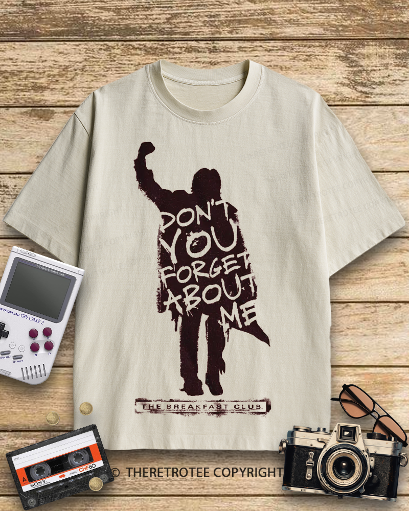 TheRetroTee Don't You Forget About Me 1980s Cotton T-Shirt