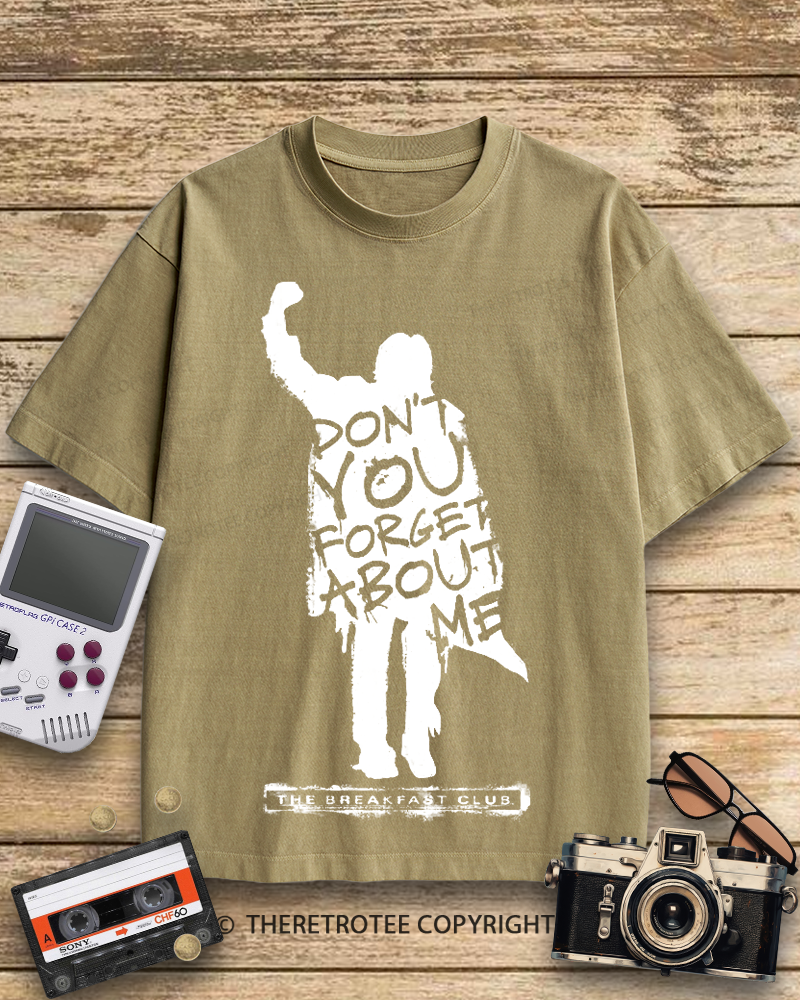 TheRetroTee Don't You Forget About Me 1980s Cotton T-Shirt