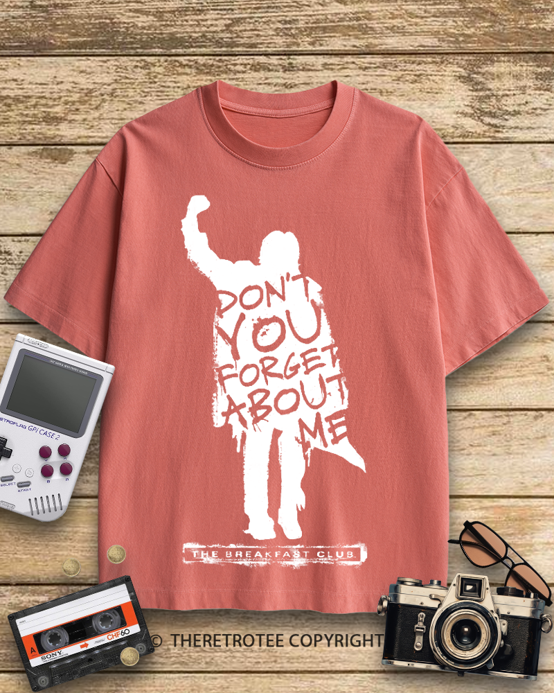TheRetroTee Don't You Forget About Me 1980s Cotton T-Shirt